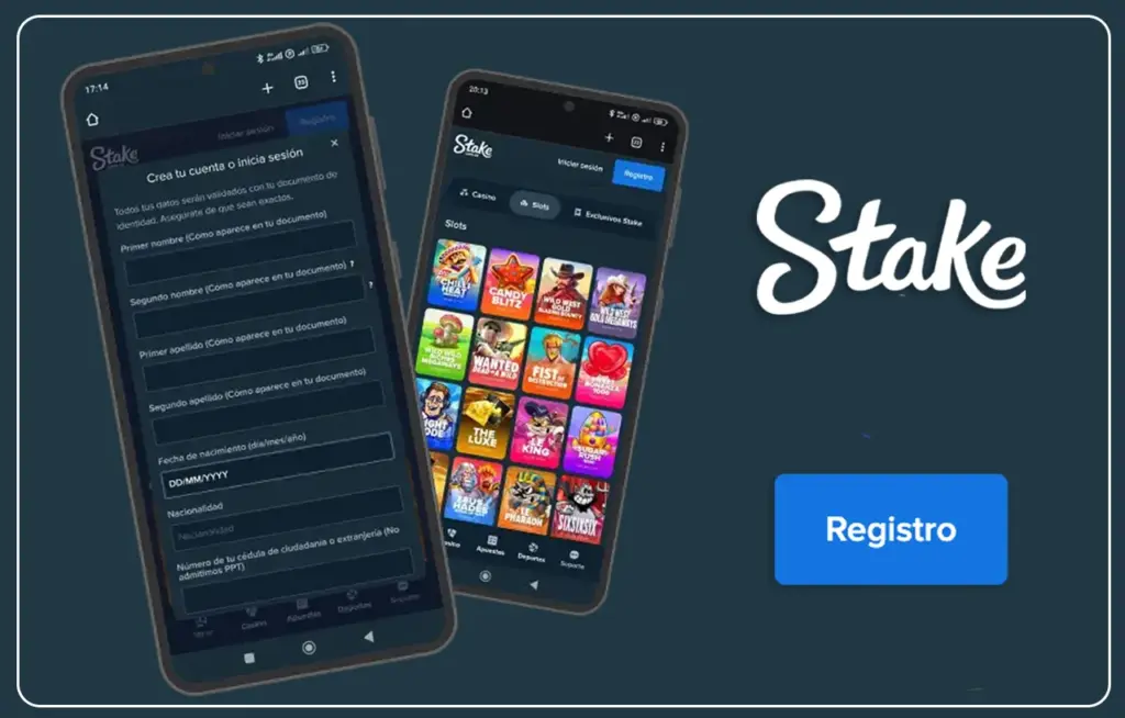 Cómo registrarse a través de la aplicación Stake Argentina